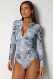 Умный цельный купальник Pitaya Philadelphia SPF-35 Arctic paisley