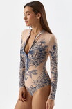 Costum de baie inteligent într-o singură piesă Pitaya Philadelphia SPF-35 Desert Rose