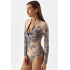 Costum de baie inteligent într-o singură piesă Pitaya Philadelphia SPF-35 Desert Rose