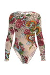 Costum de baie inteligent într-o singură piesă Pitaya Mexico SPF-35 Fish Dragon