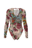 Costum de baie inteligent într-o singură piesă Pitaya Mexico SPF-35 Fish Dragon