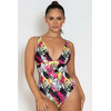 Цельный купальник без костей Sea Leopard CS017606 от Curvy Kate