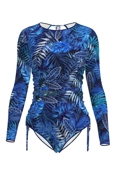 Умный цельный купальник Pitaya Montenegro SPF-35 Electric Leaves