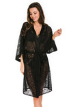 Эротический халат Mediolano Black Cat