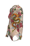Costum de baie inteligent într-o singură piesă Pitaya Philadelphia SPF-35 Fish Dragon
