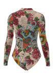 Costum de baie inteligent într-o singură piesă Pitaya Philadelphia SPF-35 Fish Dragon