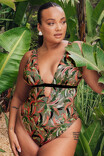 Costum de baie dintr-o singură piesă Curvy Kate CS043607 Sunset Palm