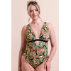 Costum de baie dintr-o singură piesă Curvy Kate CS043607 Sunset Palm