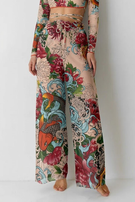 Pantaloni de plajă Pitaya Mostar Fish Dragon