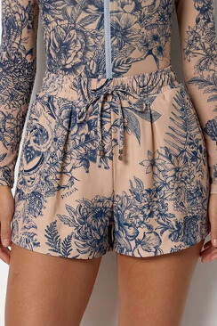 Pantaloni scurți de plajă Pitaya Havana Jungle Mood