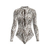 Costum de baie inteligent într-o singură piesă Pitaya Philadelphia SPF-35 Zebra Zest