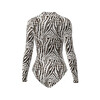 Costum de baie inteligent într-o singură piesă Pitaya Philadelphia SPF-35 Zebra Zest